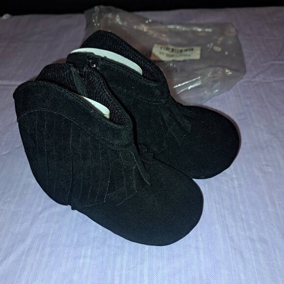 Infant Prewalker Size (12-18 Months) Fringe Style Zip Up Boots - Picture 4 of 8